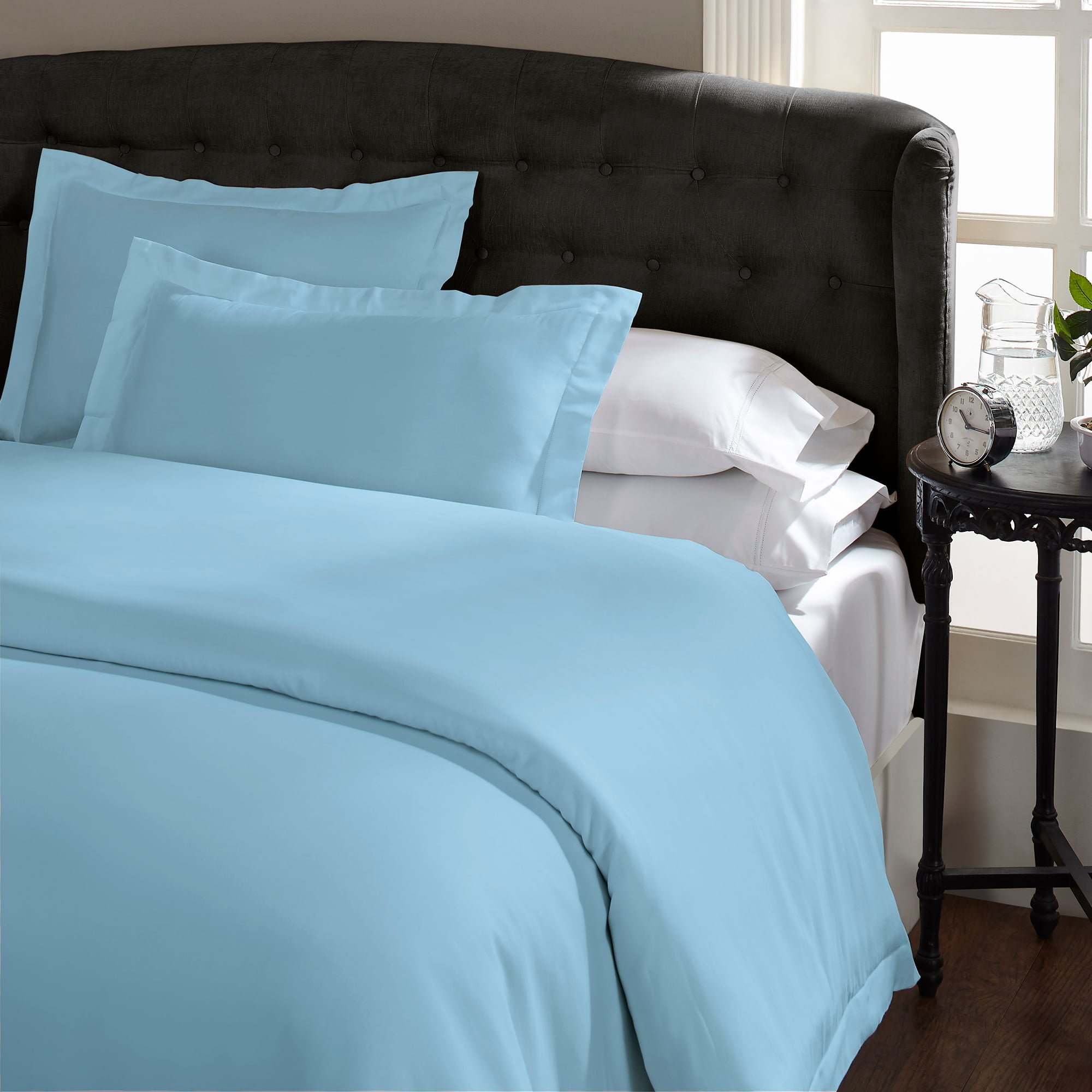 King Cotton Duvet Quilt Cover Set Teal