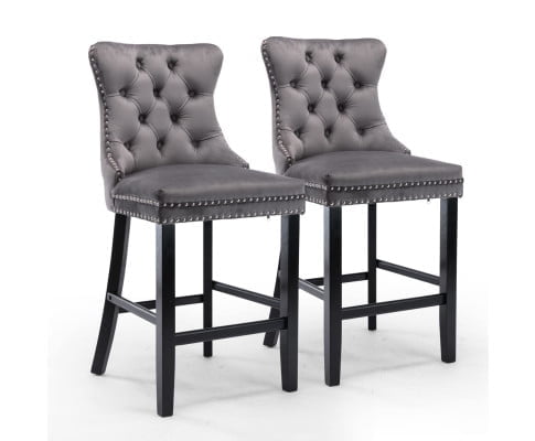 Laura charcoal bar stool