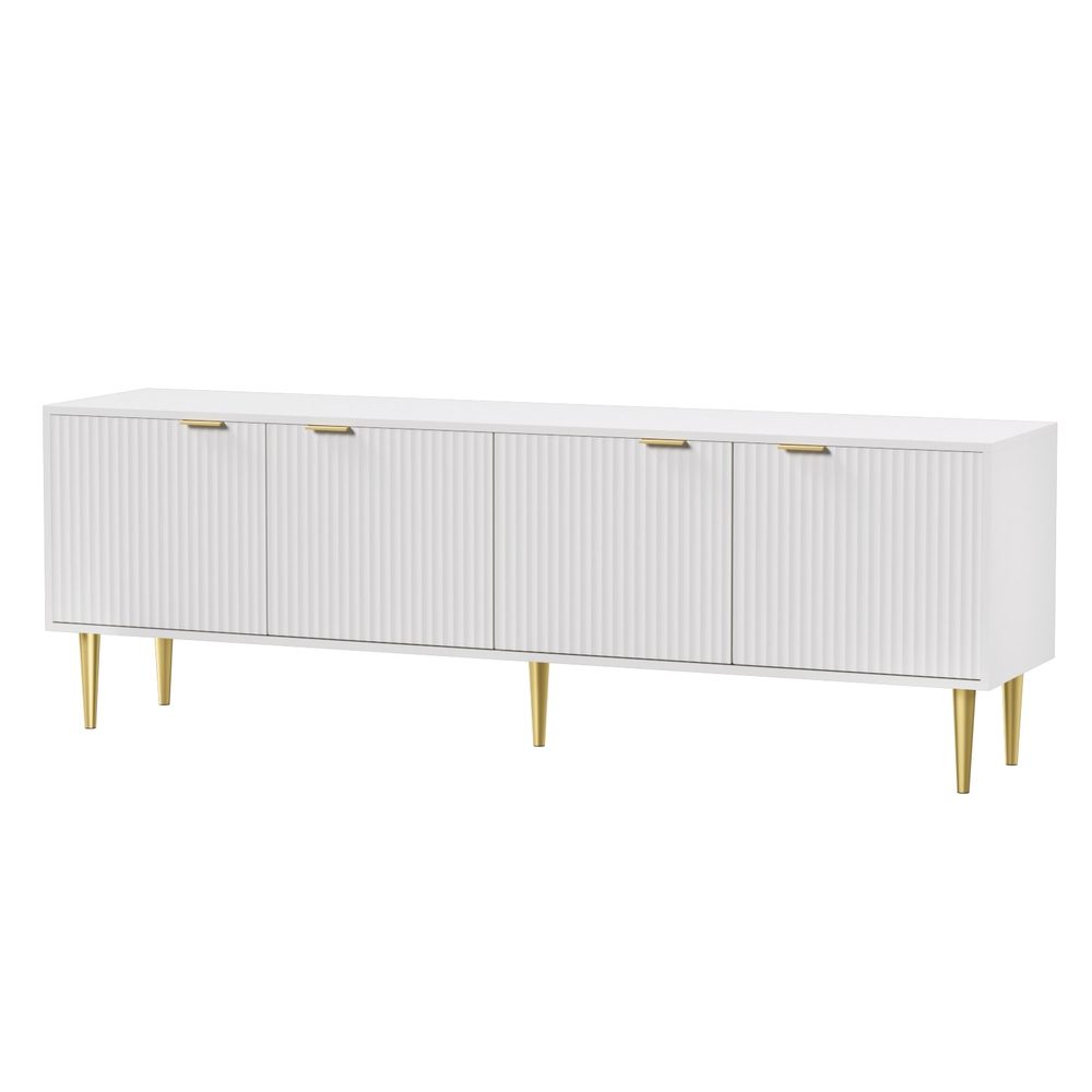 white entertainment unit 180 cm
