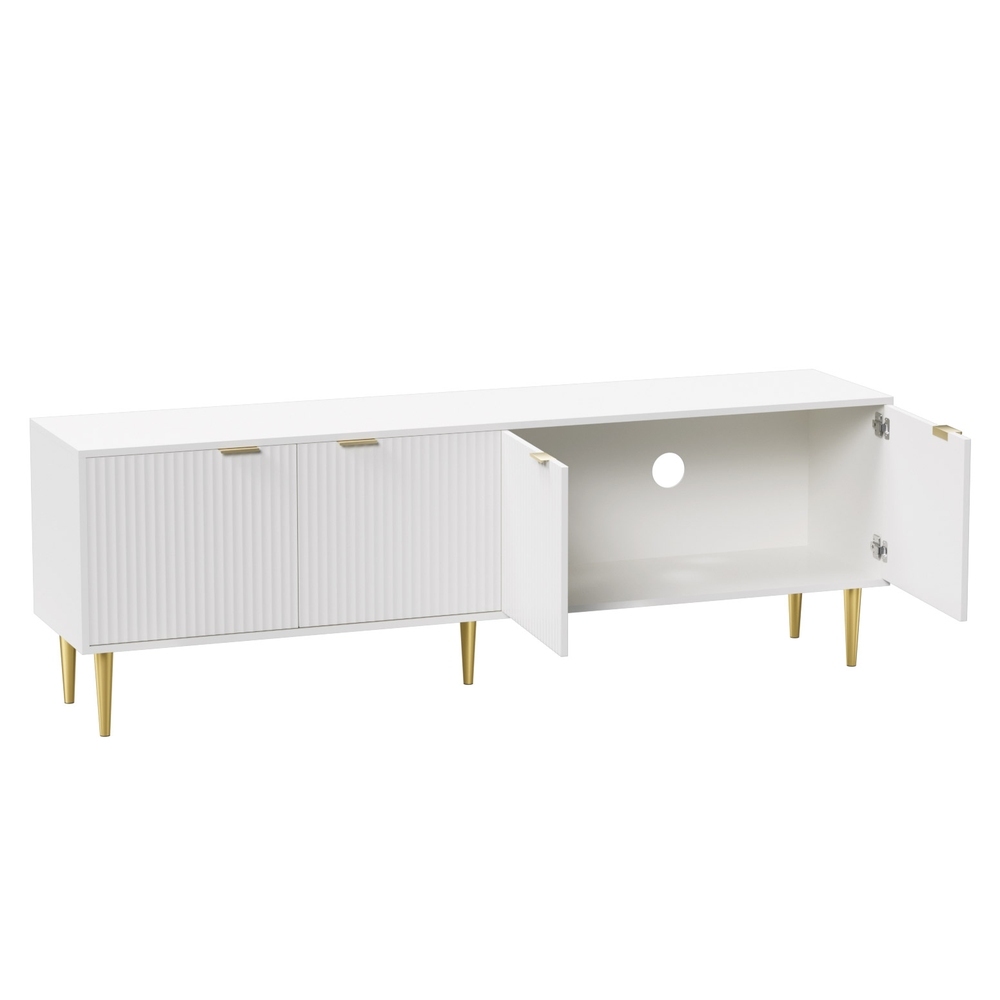 white entertainment unit 180 cm