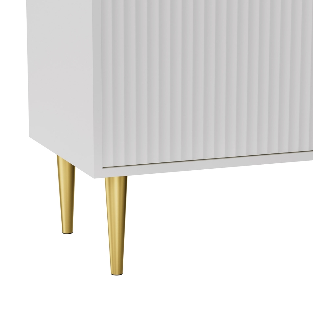 white entertainment unit 180 cm