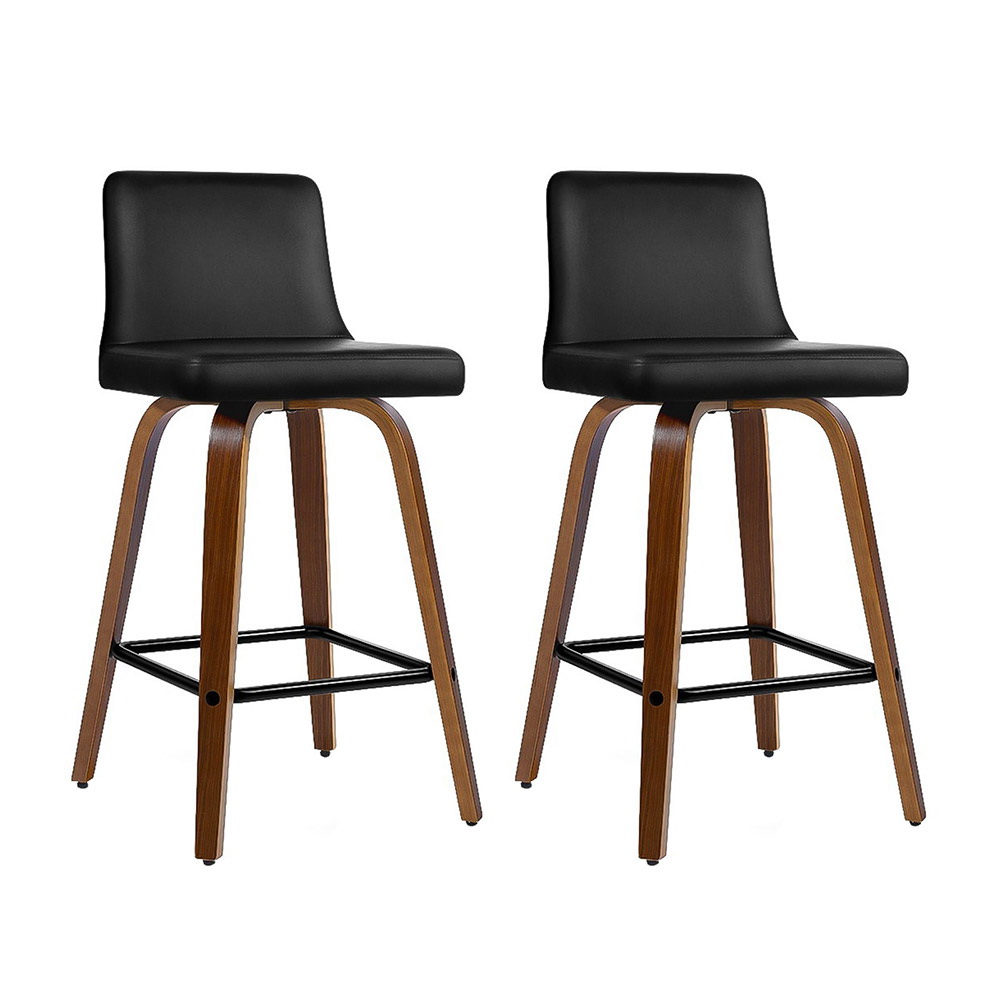 sylvester bar stools walnut