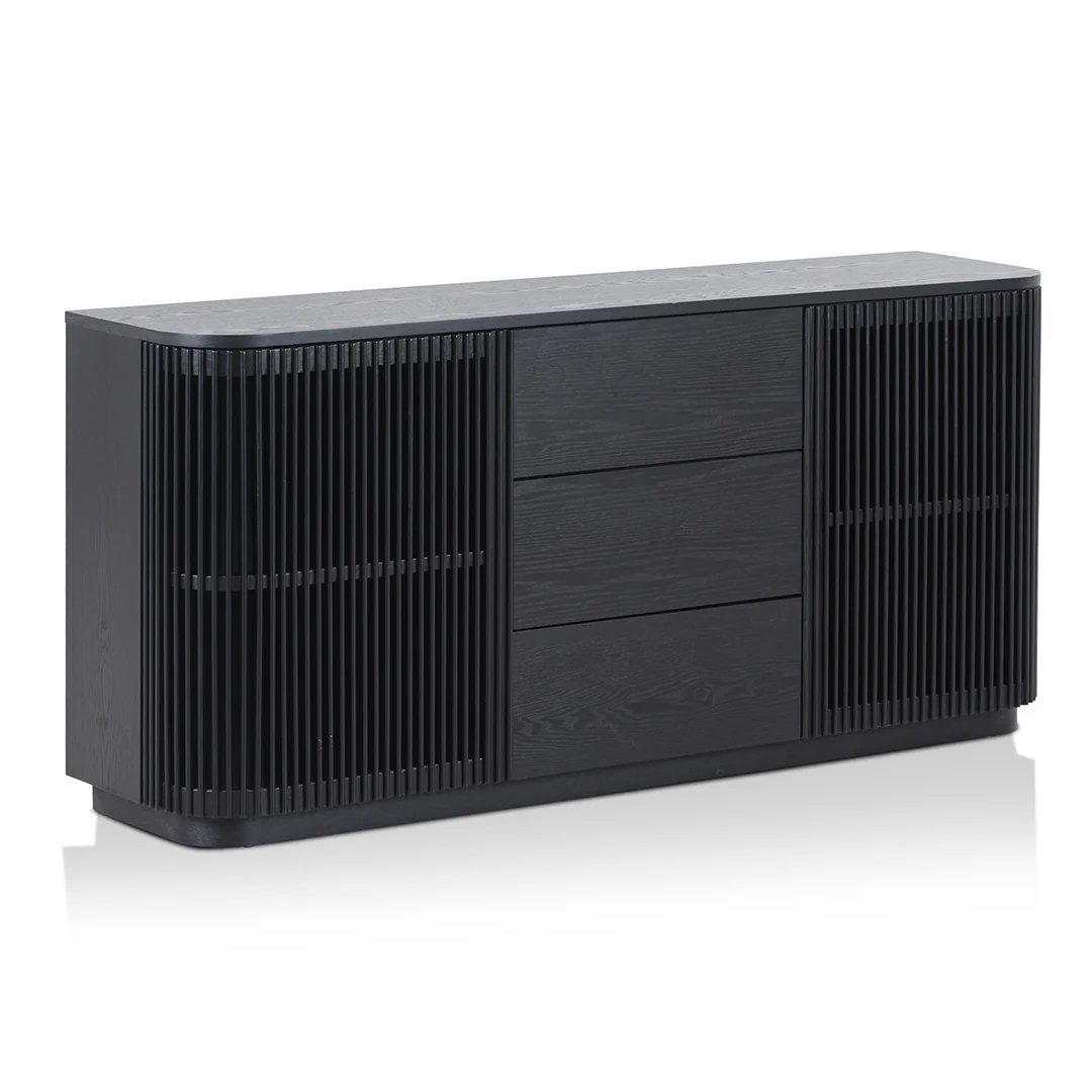 alina black sideboard buffet