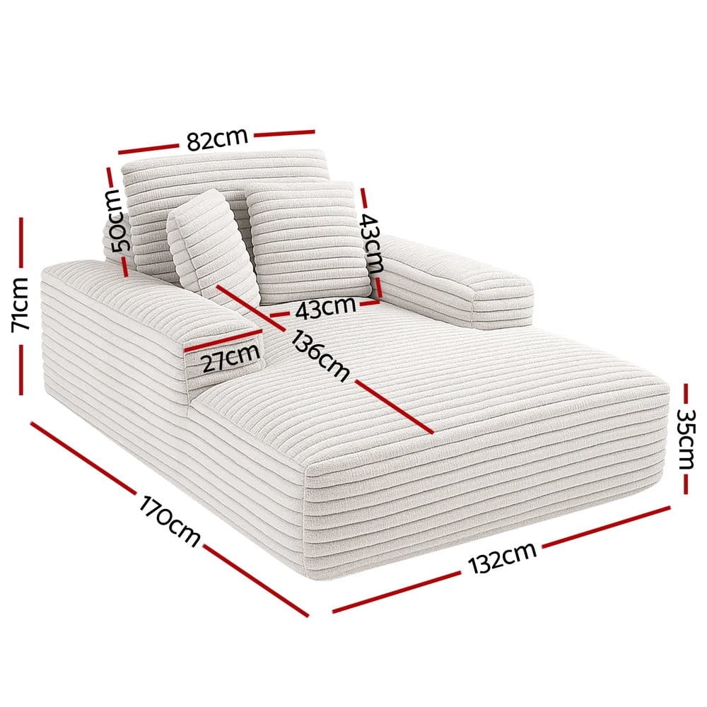 allegra white sofa seat