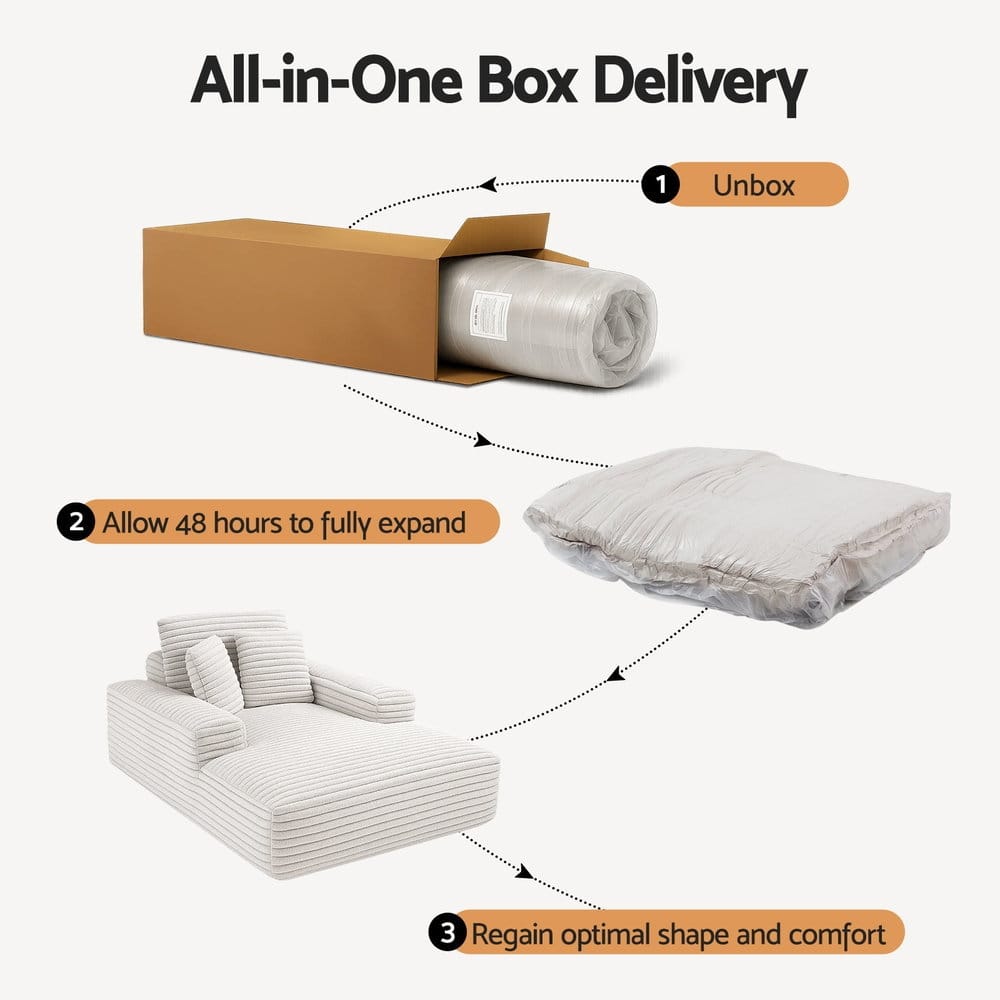 allegra white sofa seat