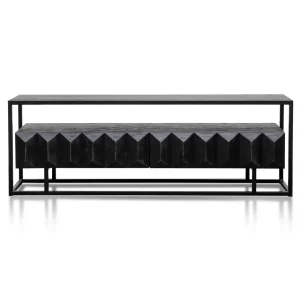 Nikolas 1.8m Entertainment TV Unit Black