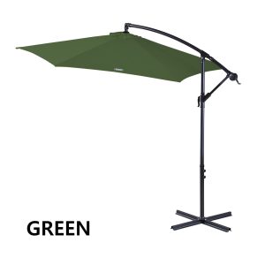 Green Outdoor 3 Metre Shade Umbrella