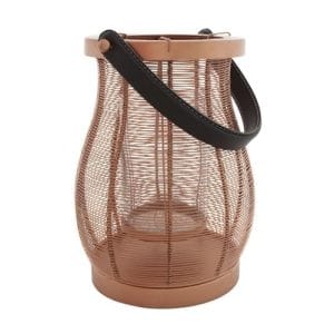 Koh Copper Wire Hurricane Candle Holder Small