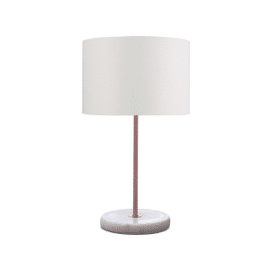 white table lamp