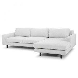 Ransu 3 Seater Right Chaise Sofa Grey