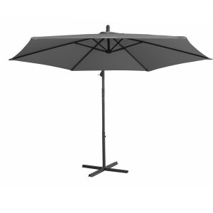 Charcoal Outdoor 3 Metre Shade Umbrella