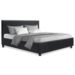Davida Queen Bed Charcoal