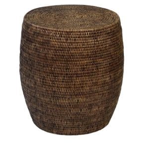Plantation Drum Side Table Theo and Joe