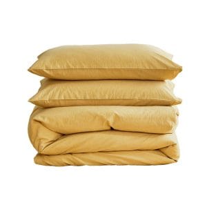 Cotton Quilt Set Yellow Single