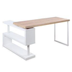 Jensen Corner Desk White Oak