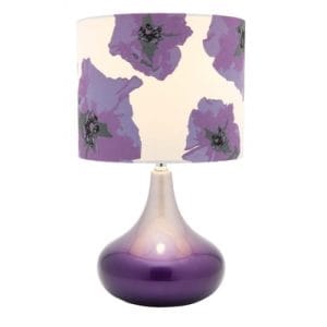 Akira Purple Table Lamp