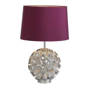 Apopa Purple Table Lamp