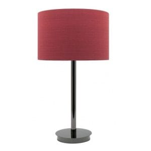 Flynn Fibre Red Table Lamp