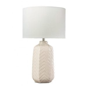 Sorrento Table Lamp White contemporary table lamp
