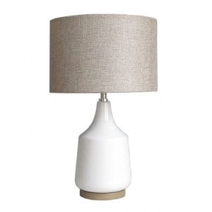 Torquay White Table Lamp Sand