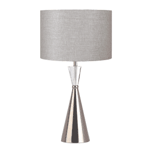 Tower Ash Crystal Table Lamp