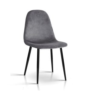 Samson Dining Chairs Charcoal Grey 4