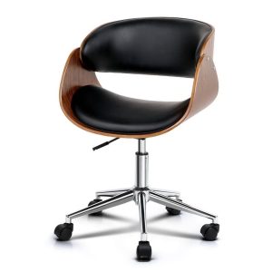 Jeremy Mid Century Modern Office Desk Chair Black