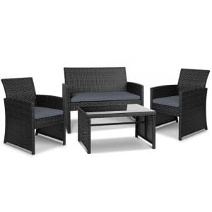 Oliver Outdoor Setting Black