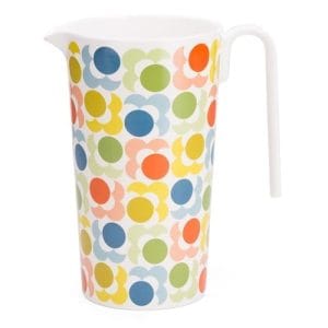 Orla Kiely Melamine Jug Pitcher Shadow Flower