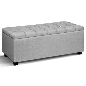 Orianna Storage Ottoman Grey