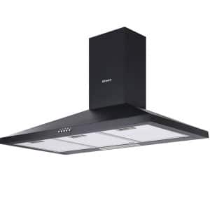 90 cm Black Rangehood