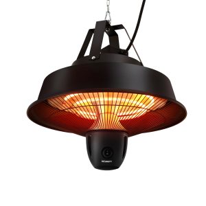 rustic outdoor heater black