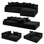 allegra sofa bed black