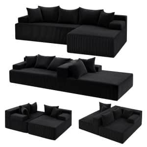 allegra sofa bed black