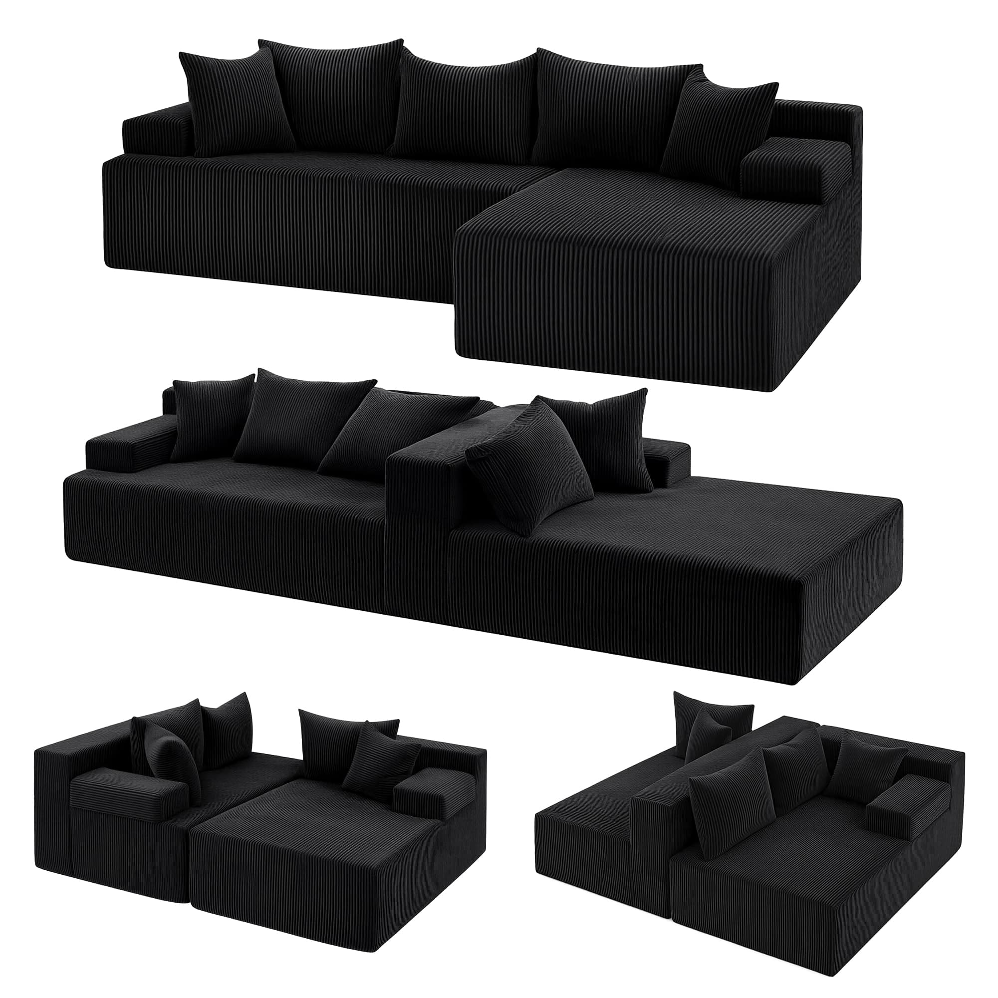 allegra sofa bed black