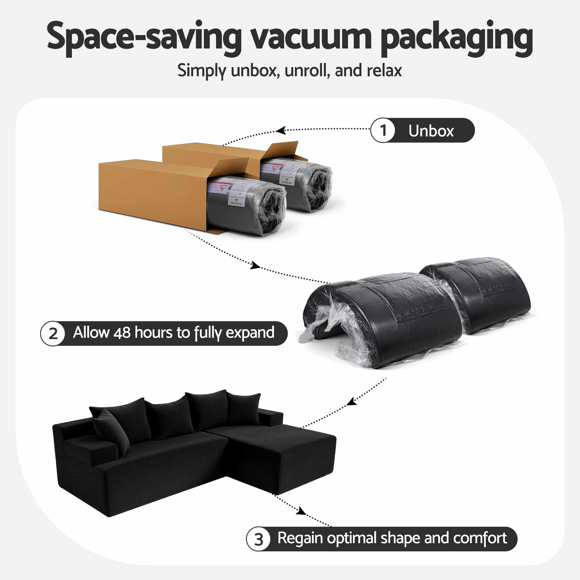 allegra sofa bed black