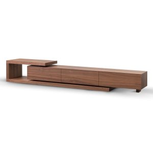 Georgette 2.4 Extendable Entertainment Unit Walnut
