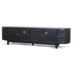 Madeleine Black 220cm Entertainment Unit