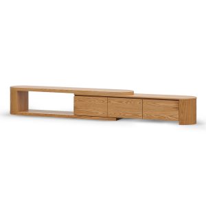 Oceane Entertainment TV Storage Unit Oak