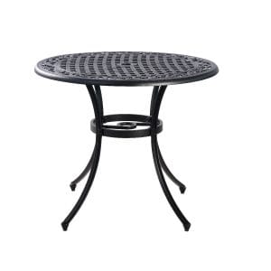 Marco Outdoor Black 90cm Table