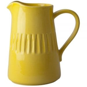 Ceramic Jug Yellow Rice Homewares