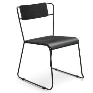 Judd Dining Chair Black Timber