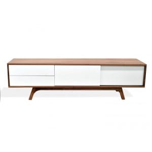 180cm Scandi TV Entertainment Unit Walnut