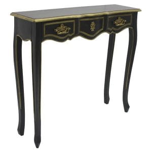 Dynasty Console Table Black