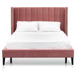 blush pink bed