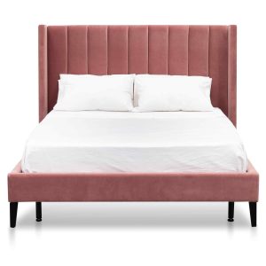 blush pink bed