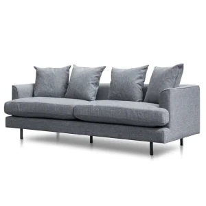 Gordon 3 Seater Sofa Charcoal