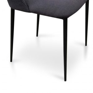 Jamal Dining Chair Charcoal Grey