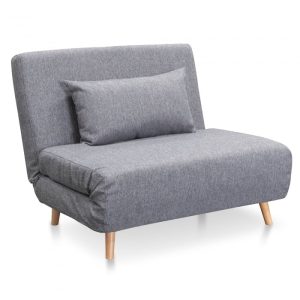 Single Sofa Bed Grey