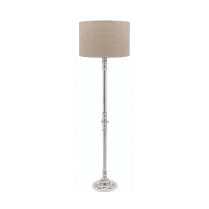 brooke linen sand floor lamp